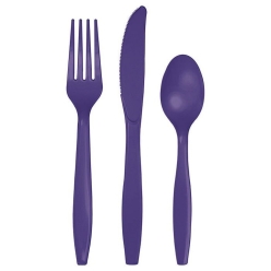 Deep Purple Assorted Cutlery - 18