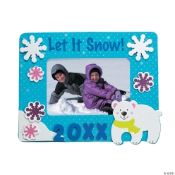 Dated Winter Picture Frame Craft Kit 12Pk- Any Year