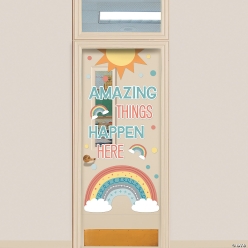 Amazing Things Happen Here Door Decorating Set