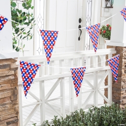 Gingham Plastic 100 Ft. Hanging Banner