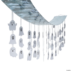 Halloween Hanging Ghosts 12 Foot Ceiling Decoration
