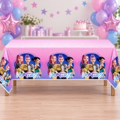 *K-Pop Demon Hunters Printed Plastic Table Cover