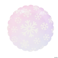 *Ombre Winter Wonderland Dessert Plates BIG 24PK