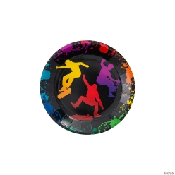 Skateboard Kick Flip Paper Dessert Plates-8Pk