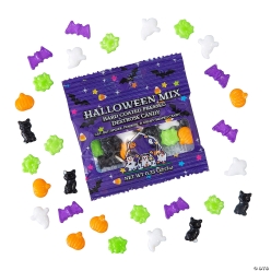 Halloween Mix Hard Coated Candy Bags-50Pk
