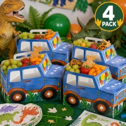 Dinosaur Fun Snack Trays 4pk