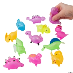 Sensory Air-Filled Squeeze Dinosaur Toys-12Pk