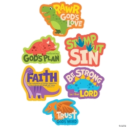 Dinosaur VBS Jumbo Cutouts - 6Pk