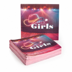 Cowgirl Disco Glam Dinner Napkins 12 PK