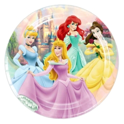 All Disney Princesses Dessert Plates - 10 PK