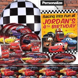 *Disney Cars PERSONALIZED Saver Party Pack for 10