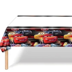 Disney Cars Movie Plastic Printed Table Cover