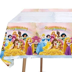 All Disney Princesses Plastic Table Cover