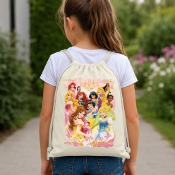 Disney Princess Group Drawstring Backpack