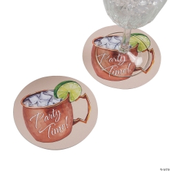 Moscow Mule Party Time Disposable Cup Coasters-12Pk