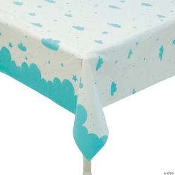 Airplane Party Rectangle Disposable Plastic Tablecloth