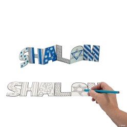 Do-It-Yourself Shalom Accordion - 12Pk