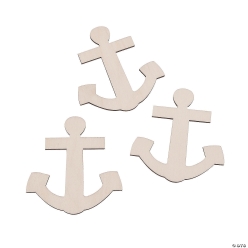 DIY Wood Anchor Shapes - 12Pk