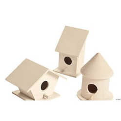 DIY Unfinished Wood Birdhouses - 6Pk
