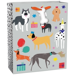 Premium Dog Party Large Gift Bag