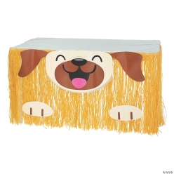Dog Party 9 Ft Fringe Table Skirt