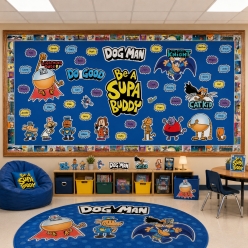 Dog Man GIANT Classroom Bulletin Board Set