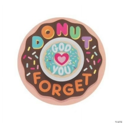 Donut Forget God Loves You Erasers W/ Cards 24pk