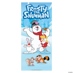 Frosty the Snowman Polyester Door Cover