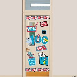 Dr. Seuss 100th Day of School Door Decorating Kit-13Pk