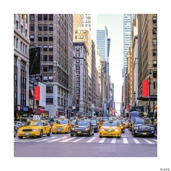 New York City Downtown Street Backdrop Banner