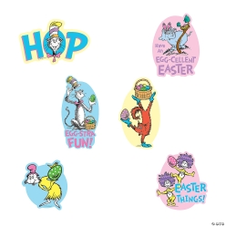 Dr. Seuss Easter Cutouts - 6Pk