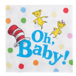 Dr. Seuss Oh Baby Shower Beverage Napkins 16pk