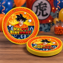 Dragon Ball Z Party Dessert Plates - 10 PK