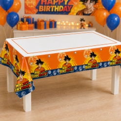 Dragon Ball Z Printed Plastic Table Cover