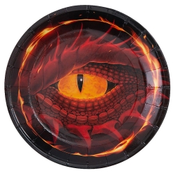 Dragon Dessert Plates - 8pk