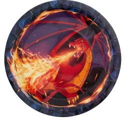 Dragon Dinner Plates - 8 Pk