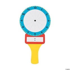 Dry Erase Clocks - 12Pk