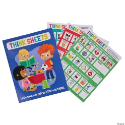 Social Emotional Learning Dry Erase Think Sheets Set