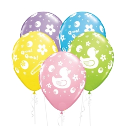 Cute Duckie Latex Balloons - 10pk