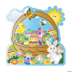 Make an Easter Basket Sticker Kits - 12 Kits
