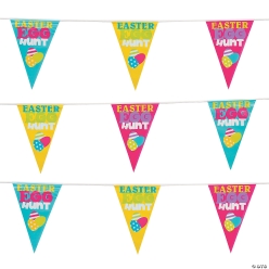 Easter Egg Hunt Pennant 100FT Banner