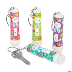 Easter Flashlight Keychains-12Pk