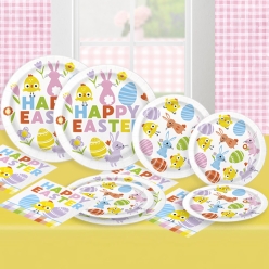*70% OFF: Gingham Bunny Easter Party Pack for 8
