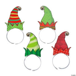 Elf Hat Headbands - 12 Pk