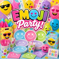 Emoji Birthday Party Supplies & Decor