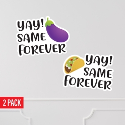 Emoji Same Penis Vinyl Wall Decals