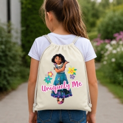 Uniquely Me Drawstring Backpack