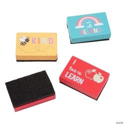 School Kindness Dry Erase Erasers - 12Pk