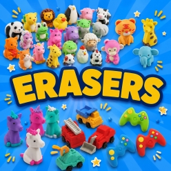 Erasers Novelty & School