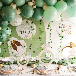 Greenery Botanical Leaves Bridal Shower